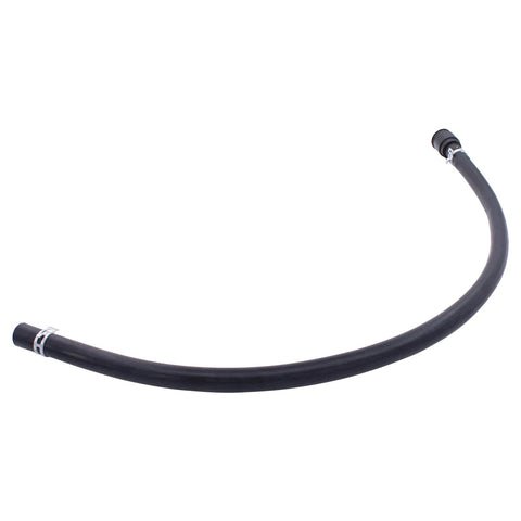 MOTOKU HVAC heater inlet and lower radiator outlet hose, black rubber with metal clamps