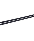 Matte Black 36 Inch Stainless Steel Bathroom Towel Bar Wall Mount Made From SUS 304 For Durable Rust Resistant Performance Modern Style Towel Rail