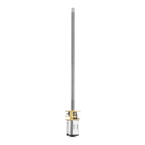 Built Tough N20 Linear Actuator DC Reduction Motor Loaded With Pure Copper Coils 6V 12V 500RPM Range And 100MM M4 Shafts with threaded lead screw.