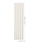 Top Rated Plastic Welding Rods Set For Car Bumper Repair Kit Includes 40 Pcs Of Durable White Pp Strips That Fix Cracks And Breaks Like A Pro Without Breaking The Bank, five 9.04 in white pp strips.