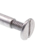Close-up of a truss head slotted drive machine screw from the Top Shelf Binding Posts And Machine Screws Pack.