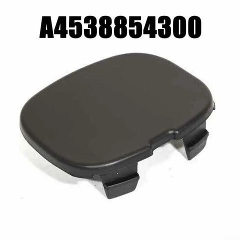 Direct Fit Front Bumper Tow Hook Eye For Smart Fortwo 453 2016 2018 OEM A4538854300 Replacement black plastic cover