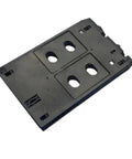 Heavy Duty Pvc Id Card Tray Replacement Part For Easy Peasy Workflow Compatible With Canon Inkjet Printers, black plastic feed tray for ID cards.