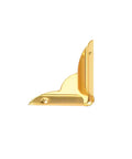 Top Shelf Metal Book Corner Protectors Built Tough For Notebooks Albums Gold Tone Edge Guards, 3mm fitting, pro-grade corner cap.