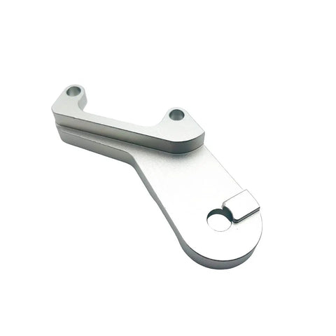 CNC Machined Aluminum Bike Disc Brake Adapter for Front and Rear Mounts, Anti Corrosion Finish, Lightweight Bracket