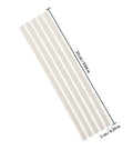Get A 40pc Kit Of High Grade White Pp Plastic Welding Rods Stricks For Quick Car Bumper Repair And Auto Body Fixes To Fix Rips And Cracks Like A Boss, 4 white plastic welding rods measured 23 cm.