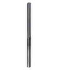 Carbide Chucking Reamer 0.1245 Inch Diameter 3.162mm Straight Flute Straight Shank Tool For Metalworking Lathes CNC Machining Centers Black