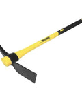 Heavy Duty Pick Mattock With 36 Inch Fiberglass Handle For Digging And Ground Breaking 5 Lb Head Dual Blade Design For Hard Soil