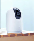 White 2K Pro PTZ Home Security Camera With 360 Degree Panorama WiFi Dual Band AI Human Detection Full Color Night Vision