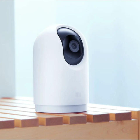 White 2K Pro PTZ Home Security Camera With 360 Degree Panorama WiFi Dual Band AI Human Detection Full Color Night Vision