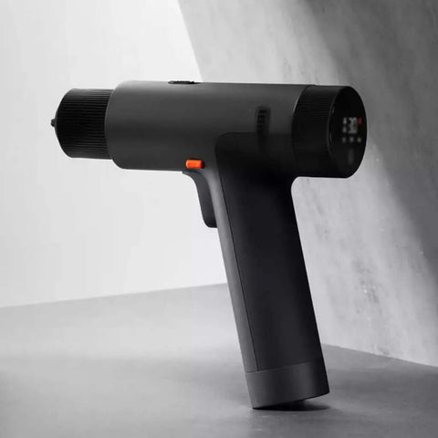 Slick Brushless Cordless Drill And Screwdriver Set With Lightning Fast Type C Charging For Weekend Warriors Handling Home Repair Tasks close-up side view
