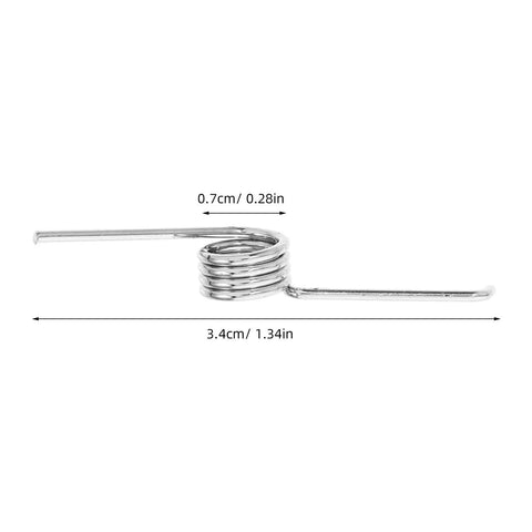 10 Pack Universal V-Shaped Torsion Springs For Trash Can Lid Repair Kits Featuring Stainless Steel Lightweight Construction For Easy Home Maintenance And Smooth Lid Operation With Minimal Storage Space Needed, 3.4cm spring