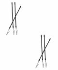 Two sets of flexible arms from Six Piece Pro Grade Welding And Soldering Tool Flexible Arm Clamps With Built In Magnifying Lamp Base