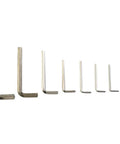Super Cool 10 Pack L Shape Hex Wrench Set With Steel Hexagon Keys In Sizes Ranging From 1.5mm Up To 6mm For Quick Home Repair And Furniture Assembly Jobs Where Portability Is King. steel L-shape hex keys in assorted metric sizes