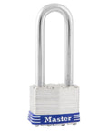 1KALJ Outdoor Padlock With Key For Gates, Fences, Sheds, Garages And Tool Boxes, Built Tough With Laminated Steel Body And Hardened Steel Shackle