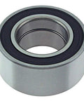 Close-up view of a front wheel bearing assembly for Audi A4 A6 Quattro 1995 to 2001, Volkswagen Passat 1998 to 2004 aftermarket replacement.