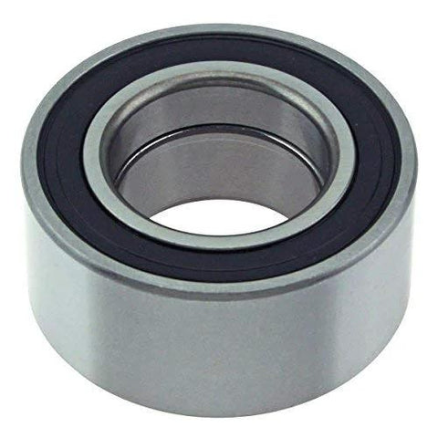 Close-up view of a front wheel bearing assembly for Audi A4 A6 Quattro 1995 to 2001, Volkswagen Passat 1998 to 2004 aftermarket replacement.