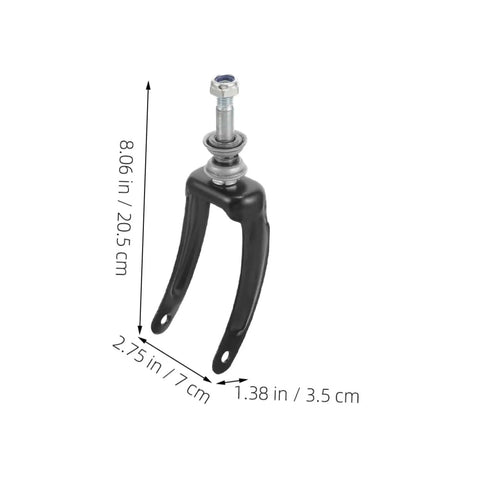 2 Pack Wheelchair Front Fork Bracket With Replacement Bearings For Heavy Duty Metal Wheel Mount Zero Hassle Setup Rolls Slick And Steady Top Shelf Mobility Upgrade