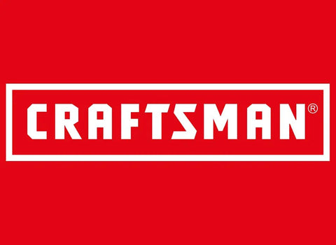 Craftsman brand logo on a red background