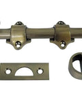 Solid Brass Dutch Door Bolt 6 Inch Antique Brass Built Tough For Everyday Use Door Latch With Mounting Hardware Easy Install