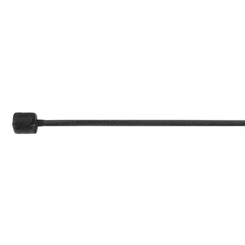 Close-up of 2 Pack Teflon Coated Bicycle Shift Cables for MTB Road Bikes, slick low friction derailleur cable, 2.1m length