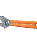 Extra Capacity Jaw 4 Inch Adjustable Wrench For Tight Spaces With Forged Heat Treated Alloy Steel SAE And Metric Scales Smooth Turning Knurl Dope Grip