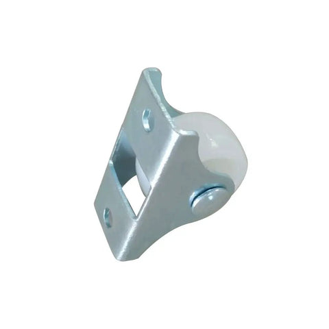 Ultra Smooth Mute Replacement Furniture Caster Wheels Set, 25mm Diameter, 1.6x0.66 Top Plate, industrial swivel caster close-up view