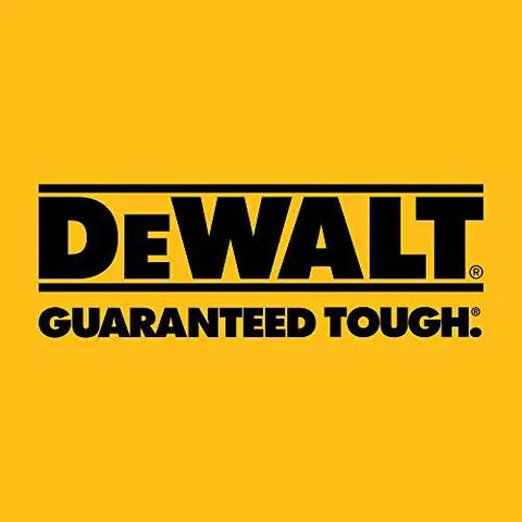 DeWalt logo with yellow background, text reads 'Guaranteed Tough', related to 20V Max Cordless Tool Combo Kit With Drill Driver.
