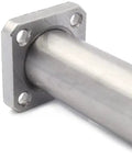 Two Pack LMK12LUU 12mm Linear Ball Bearings With Square Flange Long Style For 12mm Linear Guide Rails And Round Shafts CNC Machines And DIY Projects For Makers.