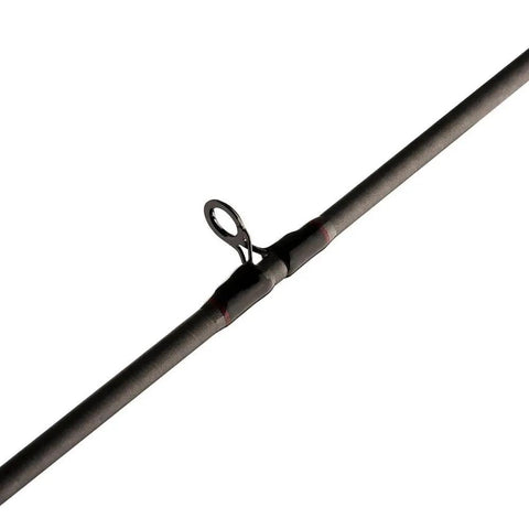 Detail of Ugly Tuff 8 Plus Spincast Rod And Reel Combo For Kids, Durable Graphite Fiberglass Build, with guide loop.