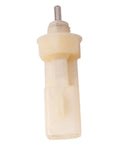 Front view of cream plastic brake master cylinder component with metal top pin for International 4700 disc brakes