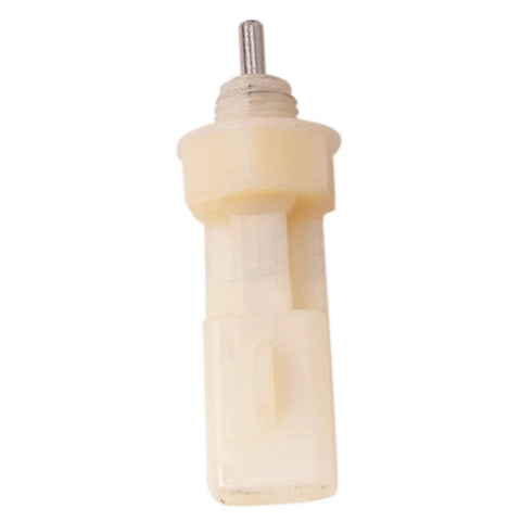 Front view of cream plastic brake master cylinder component with metal top pin for International 4700 disc brakes