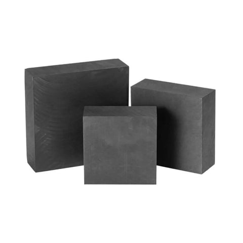 Graphite Block Plate With Smooth Carbon Sheet Pad 6x50x100mm; ultra tough, easy to shape, high purity for precision DIY projects, 1pc.