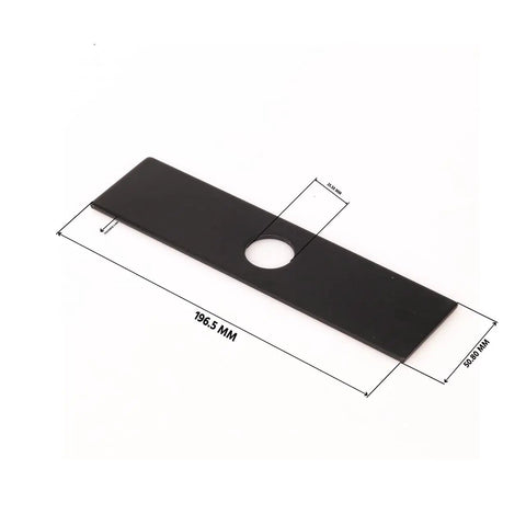 Beefy Eco Edger Blade Replacement 8x2 Hole Diameter 1 Inch Universal Fit That Plays Nice With Ryobi Echo Stihl Maruyama Green Machine 237001 Four Pack Built Tough For Home Lawn Care black steel blade 196.5 mm x 50.8 mm