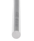 End view of One Quarter Inch M35 Cobalt Round Lathe Tool Bits Pack Of Ten For Beefy Heavy Duty Castings And Forgings Ground For Tough Cuts