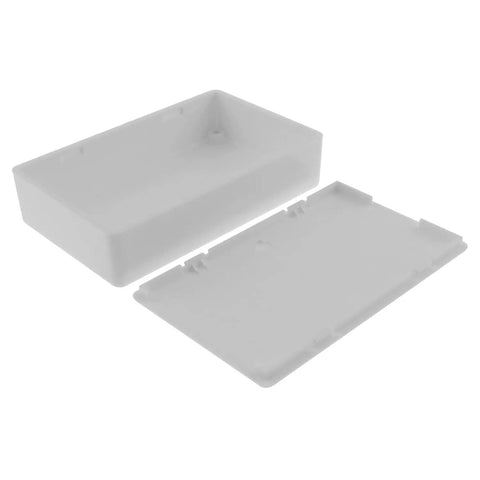 Open view of Four Pack Waterproof Electrical Junction Boxes White ABS Plastic Project Junction Cases Built To Last Durable Dust Proof Rust Resistant Easy To Install No Tools Needed Includes Four Boxes 3.15 By 1.97 By 0.79 Inches