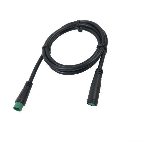 Up Your E-Bike Game With This Smooth 80Cm Waterproof 5-Pin Display Extension Cable That Nabs Perfect Compatibility For Kt And Bafang Systems To Upgrade Your Ride Seamlessly Without Cutting Wires, black cable