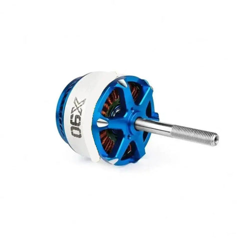 X5220 380Kv Brushless DC Motor For RC Planes Drones And FPV Quadcopters with blue casing and shaft