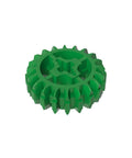 Green plastic 20 Tooth Double Bevel Gear With Axle Hole Type 1 For Lego And All Major Brick Brands 100 Percent Compatible