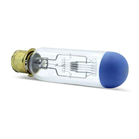Replacement Light Bulb For AAP-701T Instrument Unit Easy Install, Durable Lab Grade Replacement For Diagnostic Equipment, Color Options Multiple, Not Manufactured By Original Brand, glass bulb with metal base and blue cap
