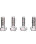 Shop Grade Two Titanium Hex Head Bolts M16 Metric Thread Heavy Duty Fasteners in a four-piece set with a matte finish.