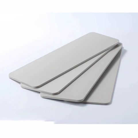 Natural Color PEEK Board And Fiber Reinforced PEEK Rod Set Anti Static High Performance Polyether Ether Ketone Material in grey