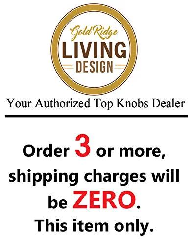 Gold Ridge Living Design logo with text about free shipping for orders of three or more items.