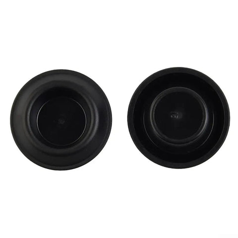 60-Piece Plastic Hole Assortment For Auto Body Sheet Metal Clips With Depressed Center Black Covers top view