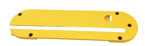 Beefy Table Saw Throat Plate Replacement for Models DWE7490 DWE7402DI DWE7491 DWE7492 and More, yellow insert