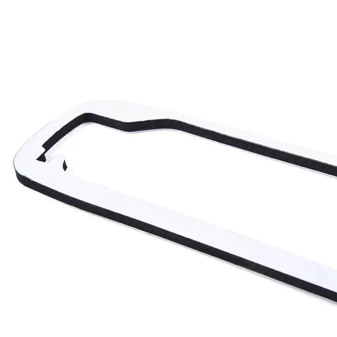 Close-up of Thick EVA Foam Third Brake Light Seal Gasket for Chevy Silverado and GMC Sierra, weatherproof for 1999-2006 and 2007 Classic models.