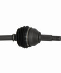 Front Right CV Axle Assembly For 2007 To 2013 Nissan Altima 2.5L CVT Transmission with black rubber boot and spline end.
