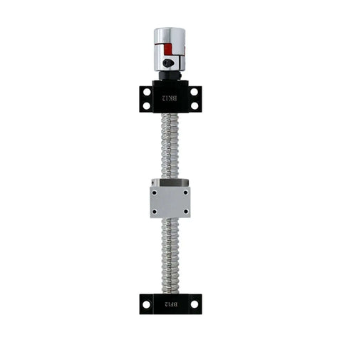 Super Cool 25mm SFE2525 Lead Ball Screw Kit With DSG2525 Nut Housing And BKBF20 Support Plus Couple Just For XYZ Axis Milling Rig At A Nice 2500Mm Length, 25mm steel ball screw kit