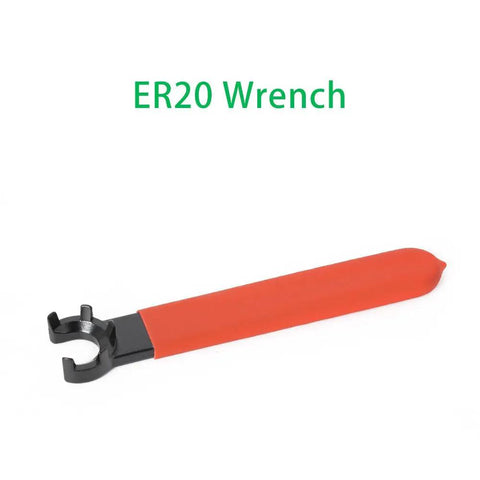 ER20 Wrench for Solid High Carbon Steel Router Bit Extension Rod with 8mm 1/4 and 1/2 Inch Shank usage.