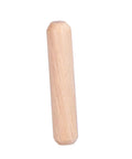 Premium Fluted Wooden Dowel Pins Set M6 50 Pieces For Strong Furniture Joints And DIY Woodworking Durable DIY Connectors 30mm 40mm 50mm Lengths Gap Free Installations - single dowel close-up